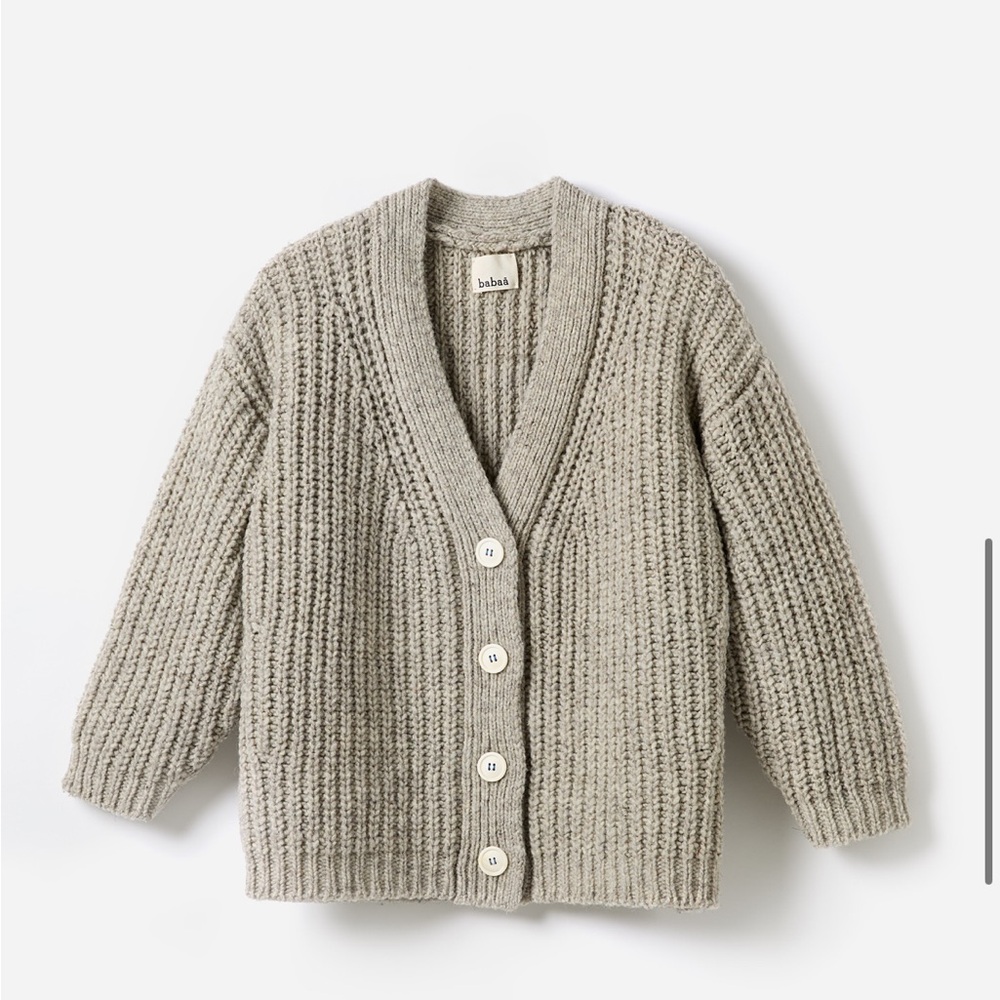 Babaa cardigan no19 mini in mist - Picture 5 of 9